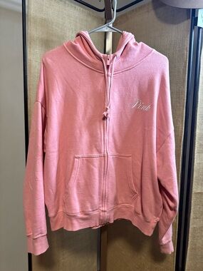 PINK Victoria's Secret Cozy Hoodie in Coral Pink